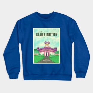 Bluffington's Honker Burger Travel Poster Crewneck Sweatshirt